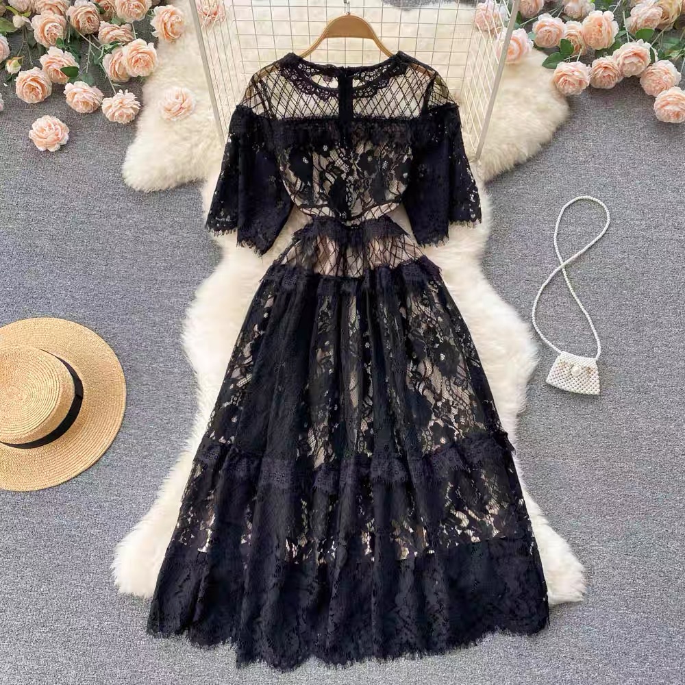 Fantasia night all lace dress FD38 images